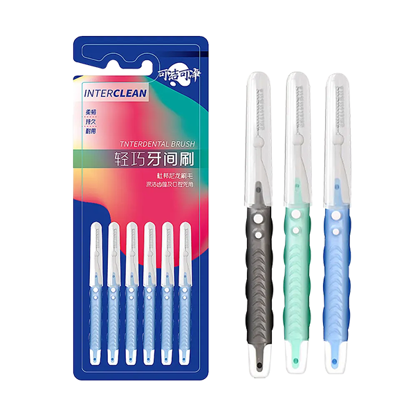 Peri de nylon DuPont, flexibil, perie interdentală durabilă